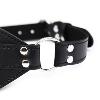 BDSM Eyemask Bondage PU Leather SM Game Play Sexy Blindfold For Men
