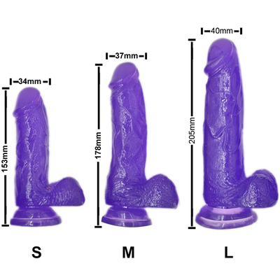 Realistic Dildos Feels Like Skin Clear Dildo with Suction Cup for Hands-Free Play Body-Safe Material and Adult Sex Toys