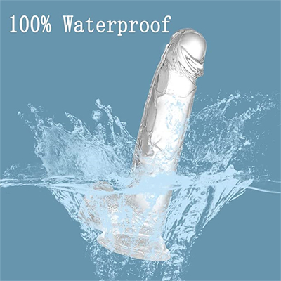 Realistic Dildos Feels Like Skin Clear Dildo with Suction Cup for Hands-Free Play Body-Safe Material and Adult Sex Toys