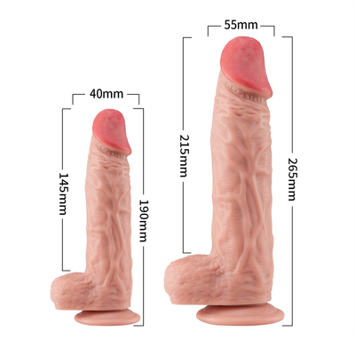 Hot Sale 20 CM Artificial PVC Penis for Women Masturbation with Strong Suction Cup Realistic Huge Black Dildo Sex Toy