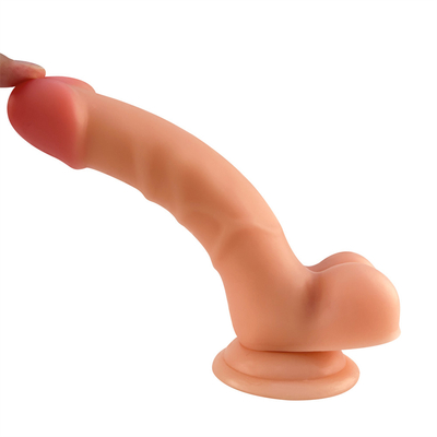 Top Quality Software Outside Hard Inside Artificial Silicone Penis Adult Sex Huge Dildo