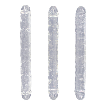 xese Best Selling Huge Double Heads Medical TPE High Quality Lesbian Sex Toys Big Realistic Dildos for Women