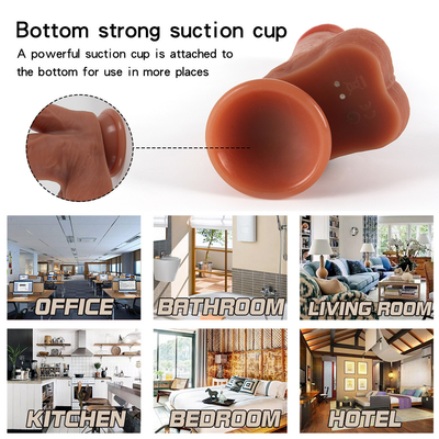 Adult Big Size Sex Dildo Novelty Toys Soft Silicone Thrusting Dildos for Women in Female Masturbator