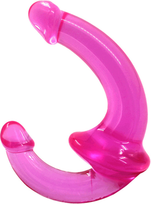Erotic Double Ended High Transparency TPE Penis Strapon Penis Lesbian Sex Toys Strapless Dildo