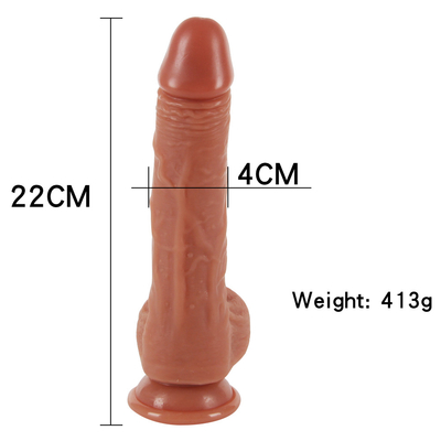 10 Modes 9.6&quot; Thrusting Dildo Vibrator , Remote Control Realistic Vibrating Dildos