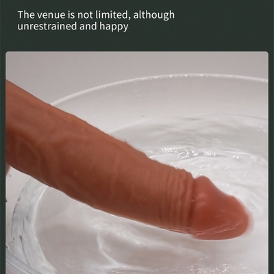 Wireless Remote Silicone Dildo Vibrator Heating Dildo Rotate Vibrating Thrusting Dildo For Female Masturbation