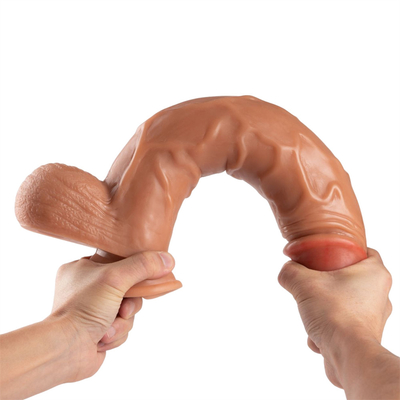 New Release Super Long 10 Inches High Quality Liquid Silicone Dildo Artificial Rubber Penis Rubber Sex Toys for Women