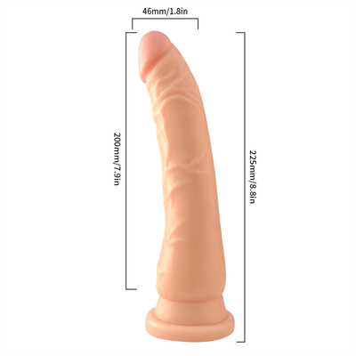 Adult Sex Shop Wholesale Female Silicone Rubber Soft Dildo Realistic Penis Female Masturbator Penis Toy for Woman Women
