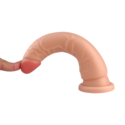 Adult Sex Shop Wholesale Female Silicone Rubber Soft Dildo Realistic Penis Female Masturbator Penis Toy for Woman Women