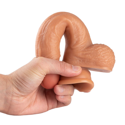 Big Soft Long Hard Flexible Silicone Dildo Silicone Huge Realistic Thrusting Dildos desire manual  Dildos