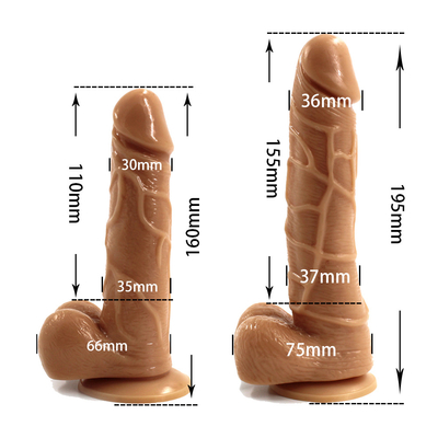 Hot Sale Classic Style 7 Inches TPE Realistic Dildo Adult Sex Toys for Women