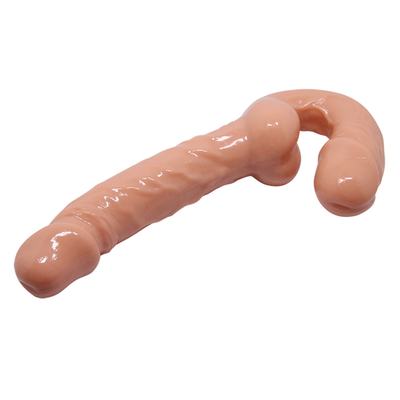 Classic Strapless Strap-on Dildo Vibrator for Couples Strapon for Lesiban USB Charger Double-heads Vibrator Adult Sex To