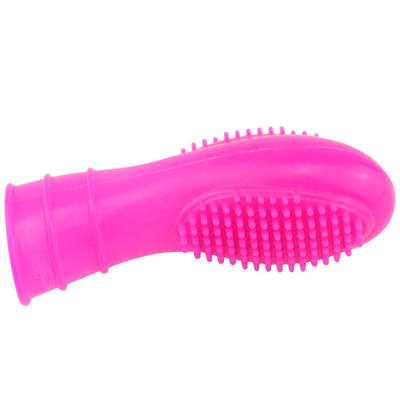 Wholesale Medical Silicone Finger Sleeve Ring With Bump Penis Ring Sex Toys