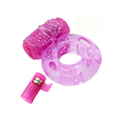 TPE Cock Ring Vibrator Fixing Sperm Vibrate Ring for Male Delay