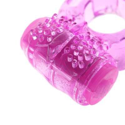 TPE Cock Ring Vibrator Fixing Sperm Vibrate Ring for Male Delay