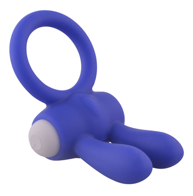 Rabbit Cock Ring Vibrator Penis Ring with beads for Extra Stimulation