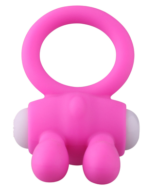 Rabbit Cock Ring Vibrator Penis Ring with beads for Extra Stimulation