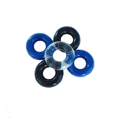 Men's Silicone Utensils Colorful Crystal Lock Sperm Ring Delay Ring Fun Adult Products
