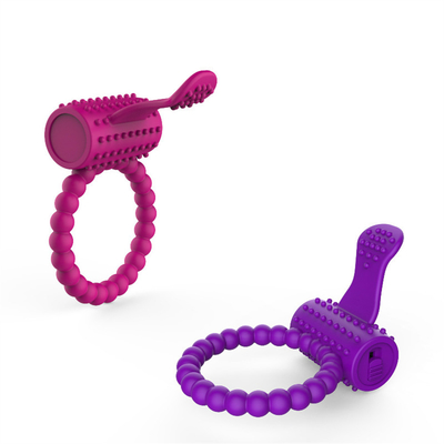 High Quality Sex Products Comfortable Male Penis Cock Rings with Vibrator for Men