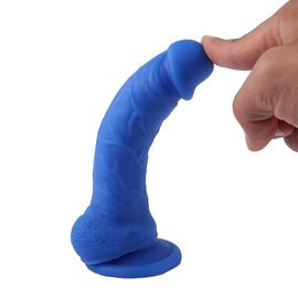 Colorful Medical Silicone Adult Sex Toys Realistic Dildo with Strong Suction Base for Women