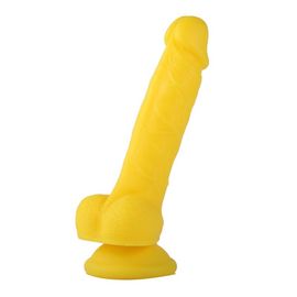 Colorful Medical Silicone Adult Sex Toys Realistic Dildo with Strong Suction Base for Women