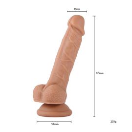 Colorful Medical Silicone Adult Sex Toys Realistic Dildo with Strong Suction Base for Women