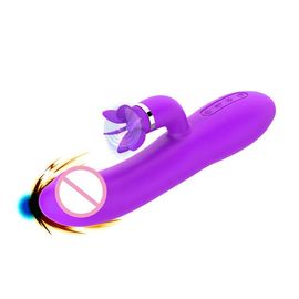 Heating Dual Silicone Dildo Vibrator for Woman G Spot Clitoris Stimulate Adult Sex Toys