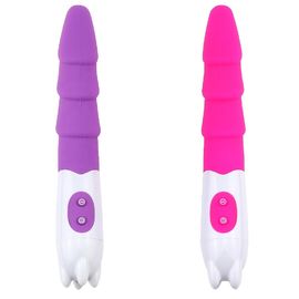 6 Speed Silicone Vibrator Sex Toy With Battery Power Power Dildo Vibrator For Woman