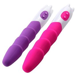 6 Speed Silicone Vibrator Sex Toy With Battery Power Power Dildo Vibrator For Woman