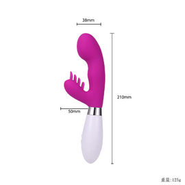 Waterproof G Spot Vibrators Rabbit Vibrator Dildo 10 Speeds For Ladies