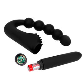 PM-10 Electric Masturbation Sex Toys 10 Speeds Vibrating Beads Medical Silicone Material