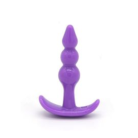 Soft Silicone Anal Plug Anus Dilator Butt Plug Dildos for Men Gay Erotic Accessories