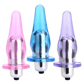 TPE Sex Toy Anal Sex Toys Vibrating Anal Plug 1 Speed Vibration For Beginners