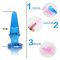 TPE Sex Toy Anal Sex Toys Vibrating Anal Plug 1 Speed Vibration For Beginners