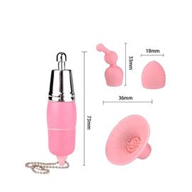 AV-08 1 In 3 Type Vibrator Sex Toy  Clitoris Stimulator Nipple Massage Vibrator