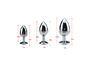 Aluminum Alloy Metal Sex Toy Stainless Steel Plug Anal Butt For Woman