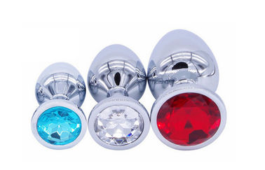 Silver Metal Sex Toy Small Size Colorful Stainless Steel Metal Plug Anal