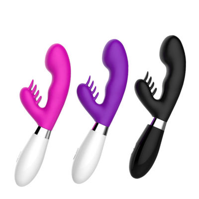Newest 10 Speeds Barbed G Spot Vibrator Waterproof Oral Clit Vibrator For Women