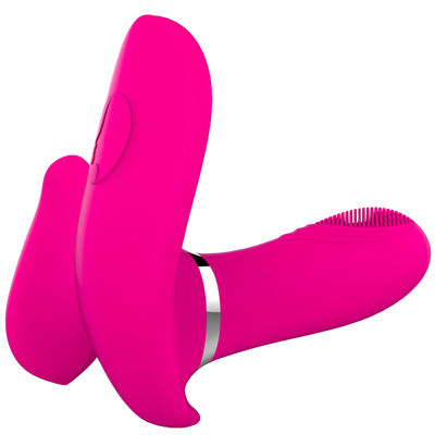 Adult Wearable G Spot Vibrators Heating Butterfly Vibrator With Remote Control