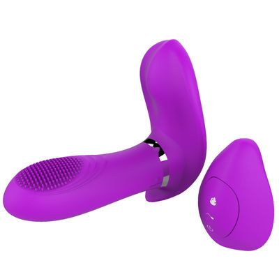 Adult Wearable G Spot Vibrators Heating Butterfly Vibrator With Remote Control