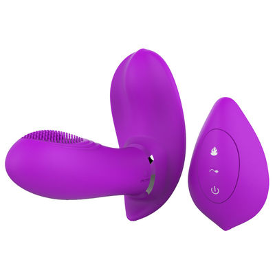 Adult Wearable G Spot Vibrators Heating Butterfly Vibrator With Remote Control