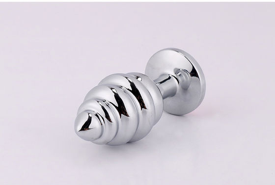 Spiral Anal Beads Plug Prostate Massager Anel Toys Aluminum Alloy Material