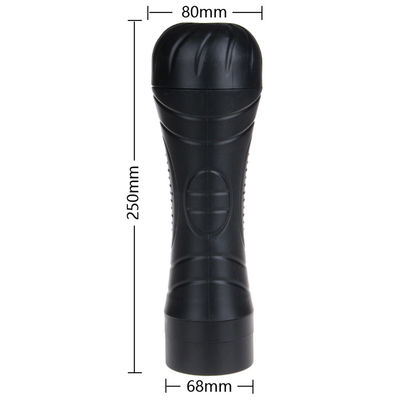 Japanese Male Hands Free Masterbation Vagina Cup Stepless Vibration Black