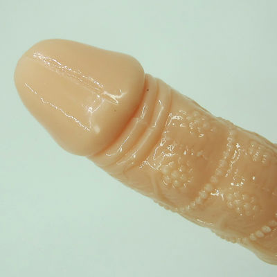 Stepless Vibrator Dick Lambskin Dildo Realistic Sex Toy Medical PVC Material