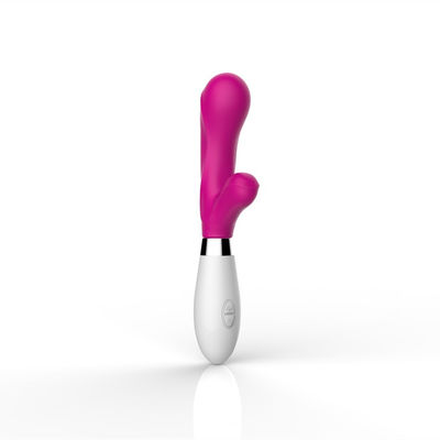 Super Hot Vibe Soft Silicone USB Charger Rabbit Vibrator