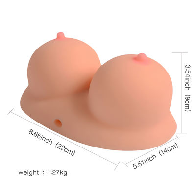 Silicone Big Breast 3D Sex Doll Vagina Anal Double Channels Young For Men