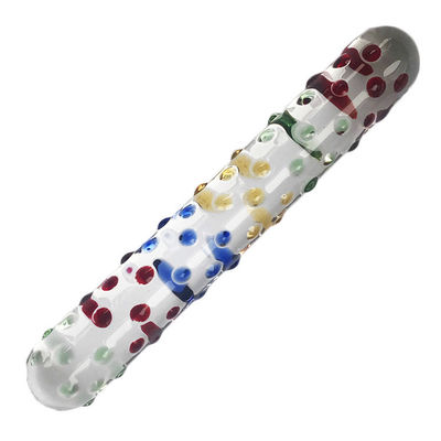 Colorful Pyrex Anal Butt Plug Prostate Massager Crystal Dildo Sex Toys for Women Men Gay