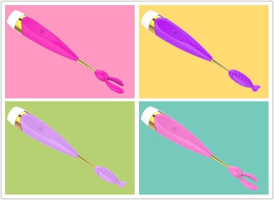 Hot Amazon Selling Fast Orgasm Body Massager Vibrator Adult Sex Toys for Women with 2 Different Message Heads