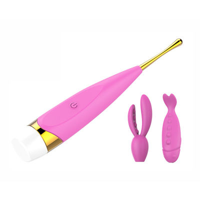 Hot Amazon Selling Fast Orgasm Body Massager Vibrator Adult Sex Toys for Women with 2 Different Message Heads