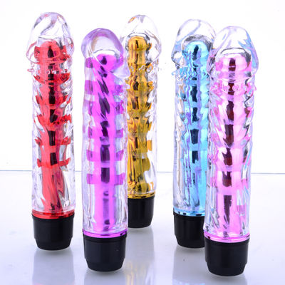 120g Stepless Medical TPE Vibrator Sex Toy For Women